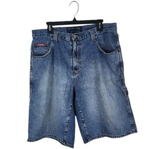 Vintage Y2K U.S. POLO ASSN. Men’s Size 36 Blue Denim Carpenter Cargo Shorts